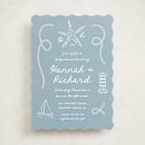 "nautical celebration" - Baby Shower Invitations in Powder Blue by Claudia Orengo - Front