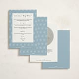 "nautical celebration" - Baby Shower Invitations in Powder Blue by Claudia Orengo - Back of Card Options