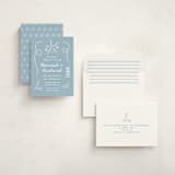 "nautical celebration" - Baby Shower Invitations in Powder Blue by Claudia Orengo - Assembled