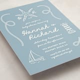 "nautical celebration" - Baby Shower Invitations in Powder Blue by Claudia Orengo - Detail