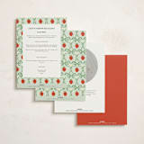 "So Berry Sweet" - Baby Shower Invitations in Strawberry by Itsy Belle Studio - Back of Card Options