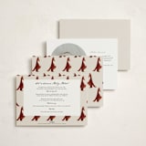 "Kangaroo Pop" - Baby Shower Invitations in Cream by Gwen Bedat - Back of Card Options