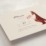 "Kangaroo Pop" - Baby Shower Invitations in Cream by Gwen Bedat - Detail