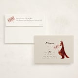 "Kangaroo Pop" - Baby Shower Invitations in Cream by Gwen Bedat - With Envelope