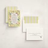"Blooming Garden" - Baby Shower Invitations in Citrus by Pati Cascino - Assembled