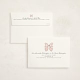 "Antique Rattle" - Baby Shower Invitations in Rose by Gwen Bedat - FREE Recipient Addressing