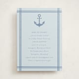 "Ahoy" - Baby Shower Invitations in Sea by Brynne Foster - Front