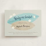 "Surf baby" - Baby Shower Invitations in Pebble by Adelyn T. - Front