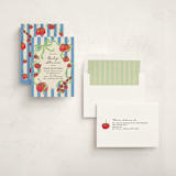 "Petit Pomodoro" - Baby Shower Invitations in Lime by Jackie Crawford - Assembled