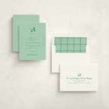 "Vintage Classic" - Baby Shower Invitations in Mint by Jen Ramsey - Assembled
