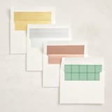 "Vintage Classic" - Baby Shower Invitations in Mint by Jen Ramsey - Envelope Liner Options