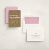 "Cowgirl on the Way!" - Baby Shower Invitations in Cocoa by Maggie Daugherty - Assembled