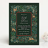 "Deer Forest" - Baby Shower Invitations in Forest by Elly - Front