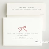 "Ribbon Stripe Holiday" - Baby Shower Invitations in Eggnog by Chris Griffith - FREE Recipient Addressing