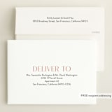 "Penguin Print" - Baby Shower Invitations in Scarlet by Lauren Jinhee - FREE Recipient Addressing