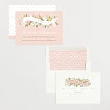 "Rites of spring" - Baby Shower Invitations in Strawberry Ice by Jennifer Wick - Assembled