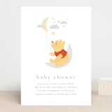 "Disney's Winnie The Pooh Night Sky" - Baby Shower Invitations in Cloud by Angela Thompson - Front