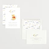 "Disney's Winnie The Pooh Night Sky" - Baby Shower Invitations in Cloud by Angela Thompson - Assembled