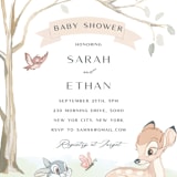 "Disney's Sweet Bambi" - Baby Shower Invitations in Sunshine by Teju Reval - Detail