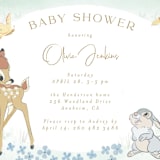 "Disney's Bambi Forest" - Baby Shower Invitations in Forest by frau brandt - Detail