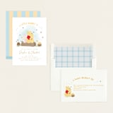 "Disney's Winnie The Pooh a little hunny" - Baby Shower Invitations in Sky by Creo Study - Assembled