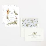 "Disney's Winnie the Pooh In Bloom" - Baby Shower Invitations in Spring by Townsend Majors - Assembled