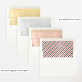 "Disney's Dumbo Stork Baby on the Way" - Baby Shower Invitations in Navy by Claudia Orengo - Envelope Liner Options