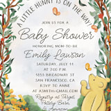 "Vintage Winnie the Pooh Baby Shower Invite" - Baby Shower Invitations in Honey by The Savage Label - Detail