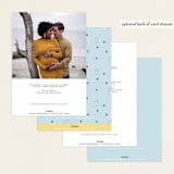 "Disney's Winnie the Pooh in the Wood" - Baby Shower Invitations in Sky by Becky Nimoy - Back of Card Options