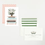 "Storybook Stack" - Baby Shower Invitations in Peony by Lehan Veenker - Assembled