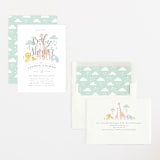 "Petite Jungle shower" - Baby Shower Invitations in Forest by Jennifer Wick - Assembled