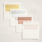 "Little Sprout" - Baby Shower Invitations in Grain by Itsy Belle Studio - Envelope Liner Options
