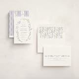 "Lottie" - Baby Shower Invitations in Lilac by Erin L. Wilson - Assembled