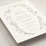 "Lottie" - Baby Shower Invitations in Lilac by Erin L. Wilson - Detail