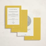 "Simple Duck" - Baby Shower Invitations in Banana by Brianne Larsen - Back of Card Options