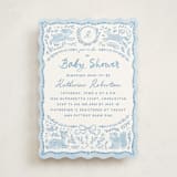 "Folk woodland" - Baby Shower Invitations in Sky by Creo Study - Front