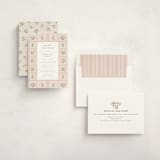 "Rose Quilt" - Baby Shower Invitations in Blush by Jennifer Holbrook - Assembled