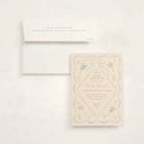 "petite corners" - Baby Shower Invitations in Seafoam by Jennifer Wick - With Envelope