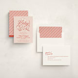 "Cute Country BBQ" - Baby Shower Invitations in Cherry Pie by Jessie Steury - Assembled