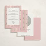 "Very Berry" - Baby Shower Invitations in Berry by letterfix - Back of Card Options