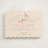 "little bud" - Baby Shower Invitations in Garden by letterfix - Front