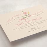 "little bud" - Baby Shower Invitations in Garden by letterfix - Detail