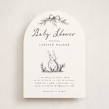 "Story time" - Baby Shower Invitations in Graphite by Maja Cunningham - Front