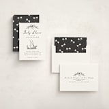 "Story time" - Baby Shower Invitations in Graphite by Maja Cunningham - Assembled