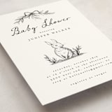"Story time" - Baby Shower Invitations in Graphite by Maja Cunningham - Detail