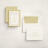 "Veggie Patch" - Baby Shower Invitations in Olive by Natalie Rae - Assembled