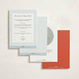 "Rookie Season" - Baby Shower Invitations in Cherry by Paper Raven Co. - Back of Card Options