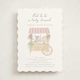 "French Style" - Baby Shower Invitations in Melon by frau brandt - Front