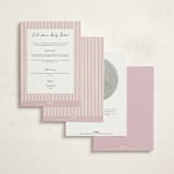 "French Style" - Baby Shower Invitations in Melon by frau brandt - Back of Card Options