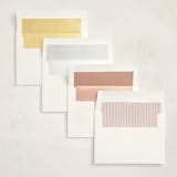 "French Style" - Baby Shower Invitations in Melon by frau brandt - Envelope Liner Options